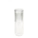 Bedside Water Carafe / Ribbed Clear