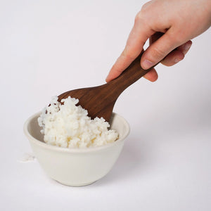 Walnut Rice Paddle Spoon