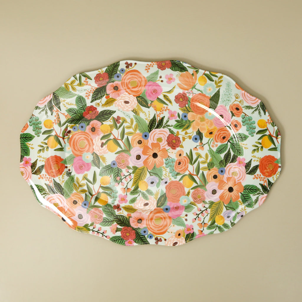 Garden Party Melamine Tray