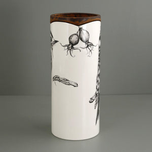 Laura Zindel Canister Vase / Large / Woodpecker