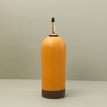 Rose Line Olive Oil Ceramic Bottle / Peach