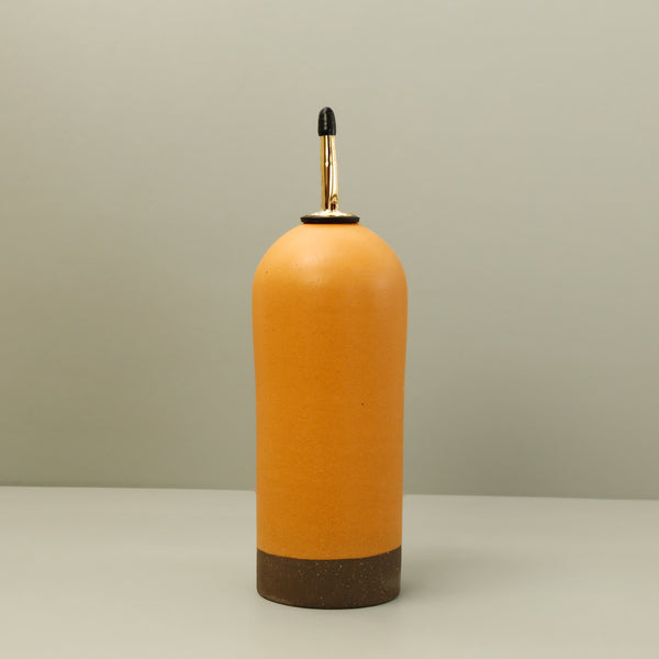 Rose Line Olive Oil Ceramic Bottle / Peach