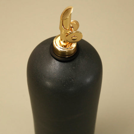Rose Line Olive Oil Ceramic Bottle / Black
