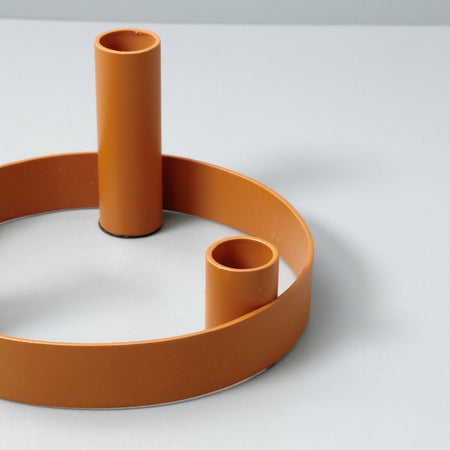 Round Metal Candelabra Ring / Marigold