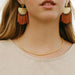 Tassle Earrings / Terracotta