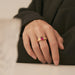 Gold Plated Red Ruby Signet Ring