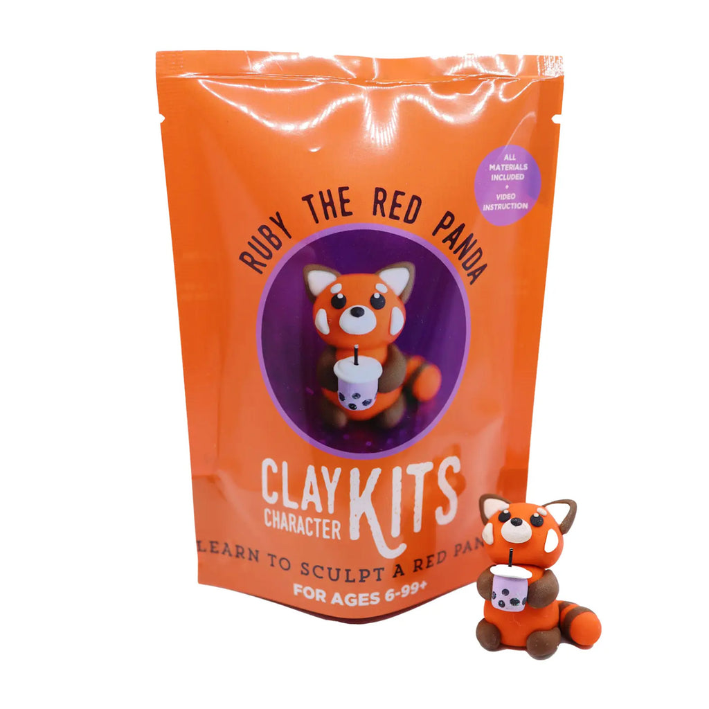 Red Panda DIY Polymer Clay Kit | Arts & Craft Kit