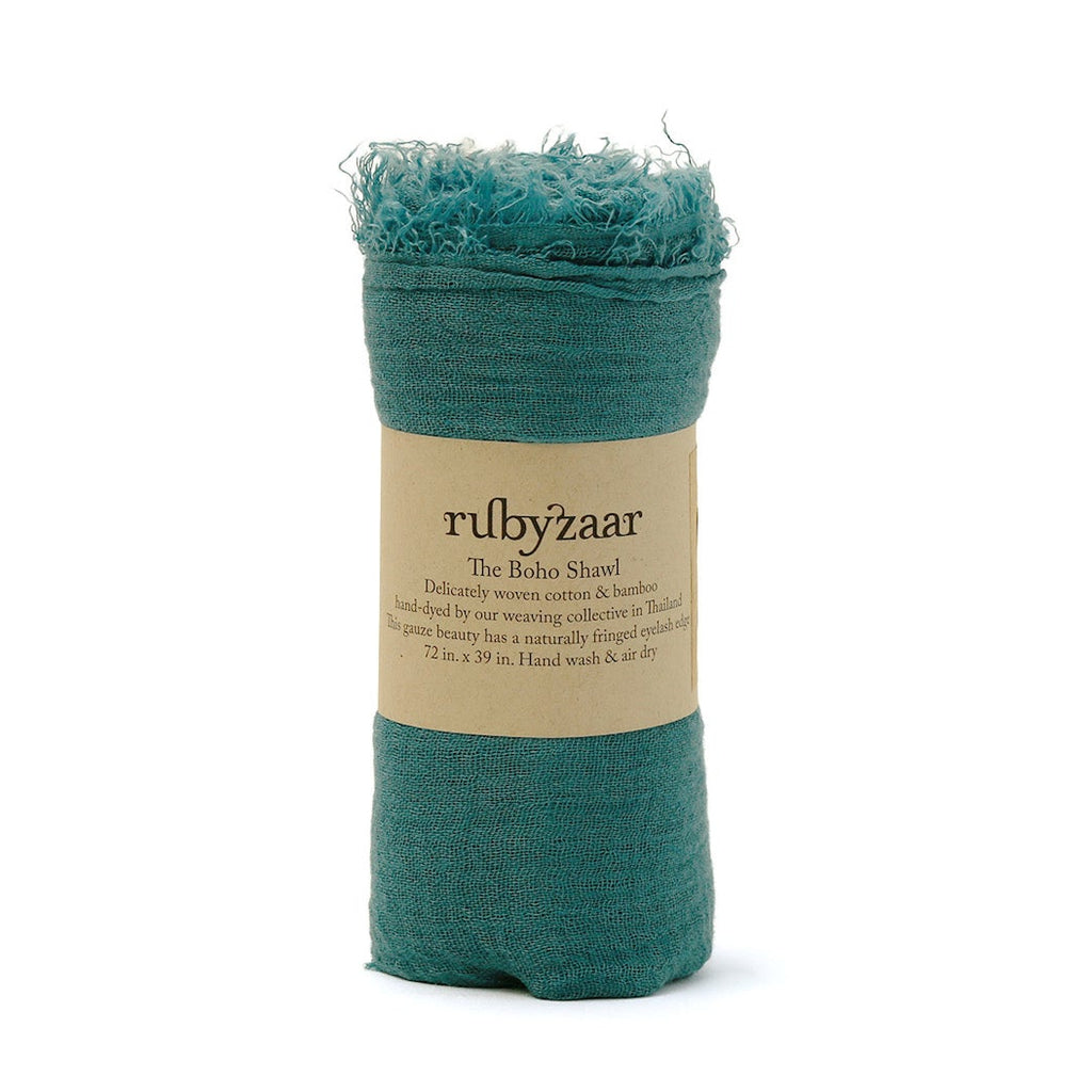 Boho Scarf / Turquoise Alt