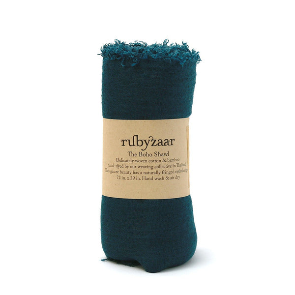 Boho Scarf / DK Cyan