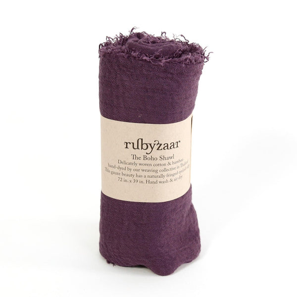 Boho Scarf / Plum