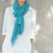 Boho Scarf / Turquoise Alt