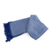 Turkish Cotton Bath Towel / Blue & Light Blue