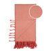 Turkish Cotton Bath Towel / Fuchsia & Beige