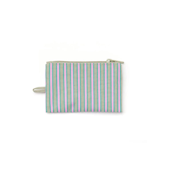Baggu Flat Small Zip Pouch / Candy Stripe