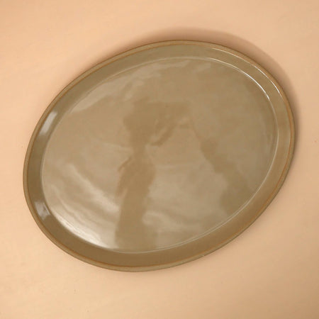 Jars of Dust Oval Platter / Sandbar