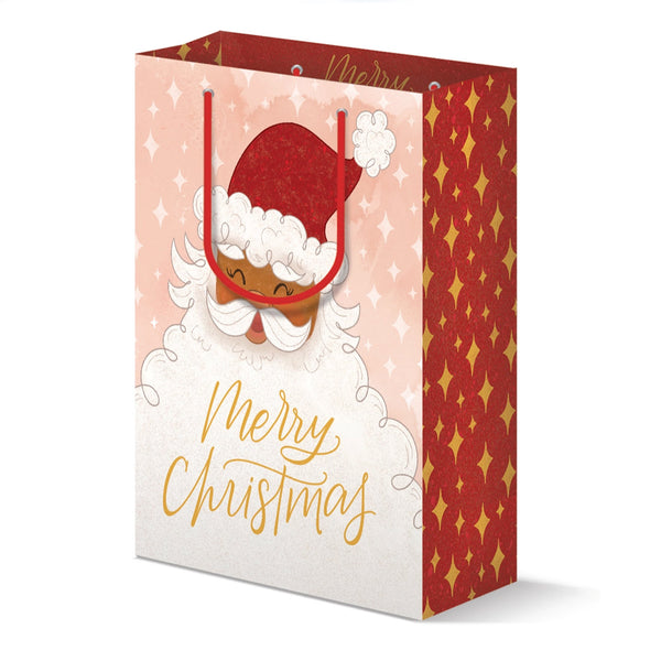 Holiday Designer Gift Bag / Santa
