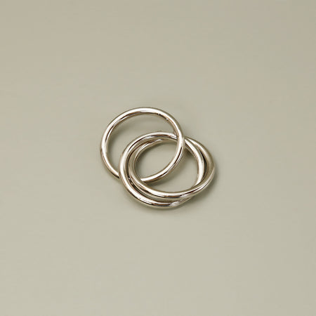 Three Rings Napkin Ring / Silver