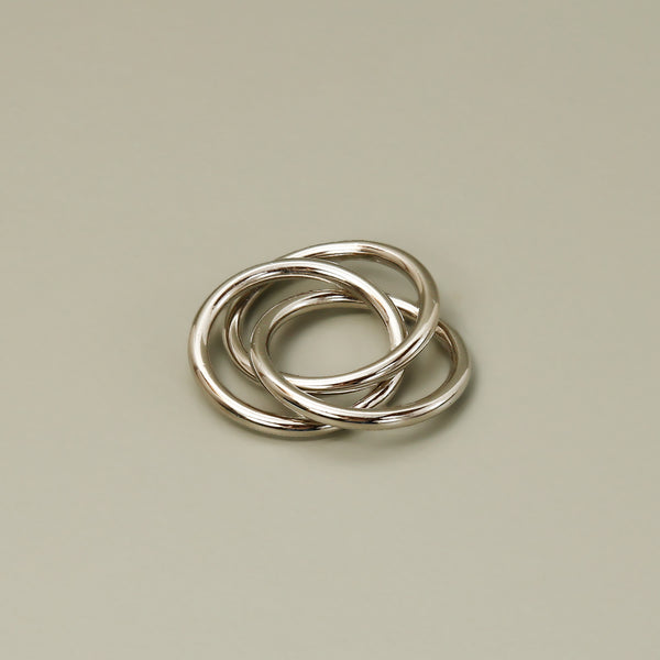 Three Rings Napkin Ring / Silver