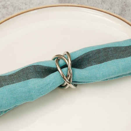 Three Rings Napkin Ring / Silver