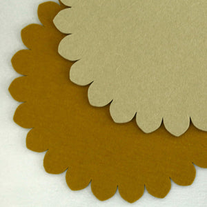 Graf Lantz Felt Scallop Trivet / Dew