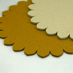 Graf Lantz Felt Scallop Trivet / Dew