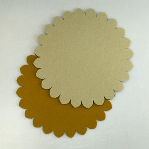 Graf Lantz Felt Scallop Trivet / Dandelion