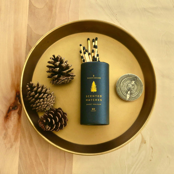 Sweet Balsam Scented Matches 5"