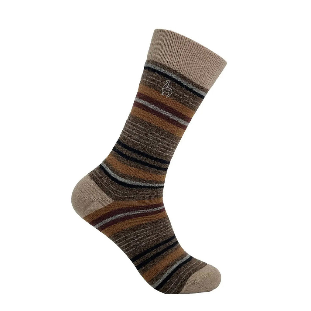 Alpaca Socks / Tierra Stripe