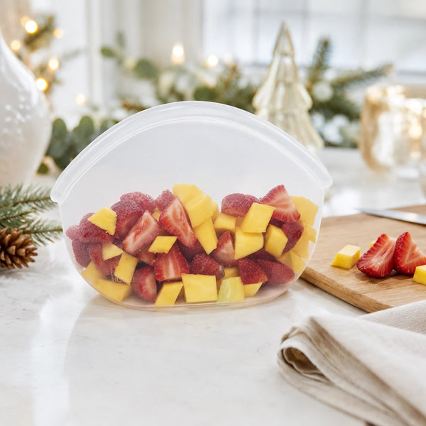 Reusable Silicone Storage Bag / 900ml / Clear
