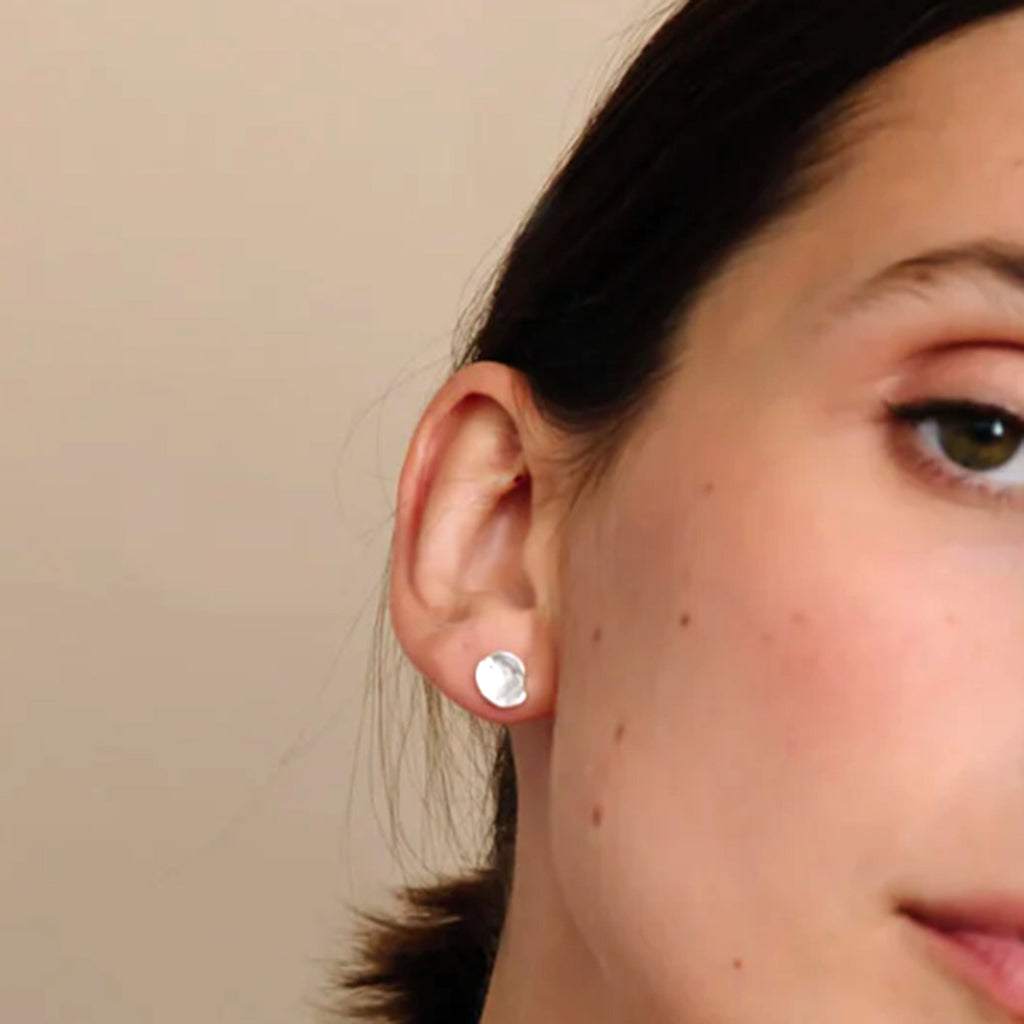 Tiny Palette Earrings / Sterling