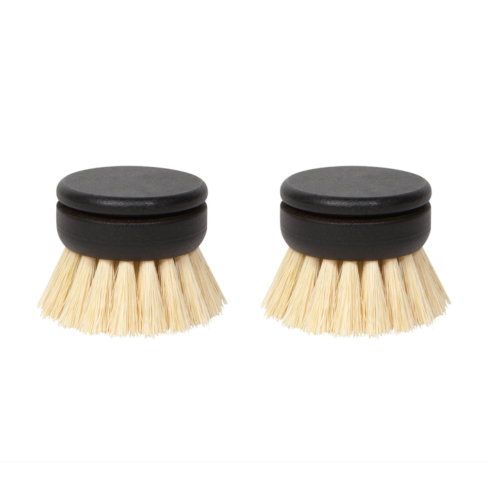 Black Bamboo Dish Brush w/ Replaceable Head