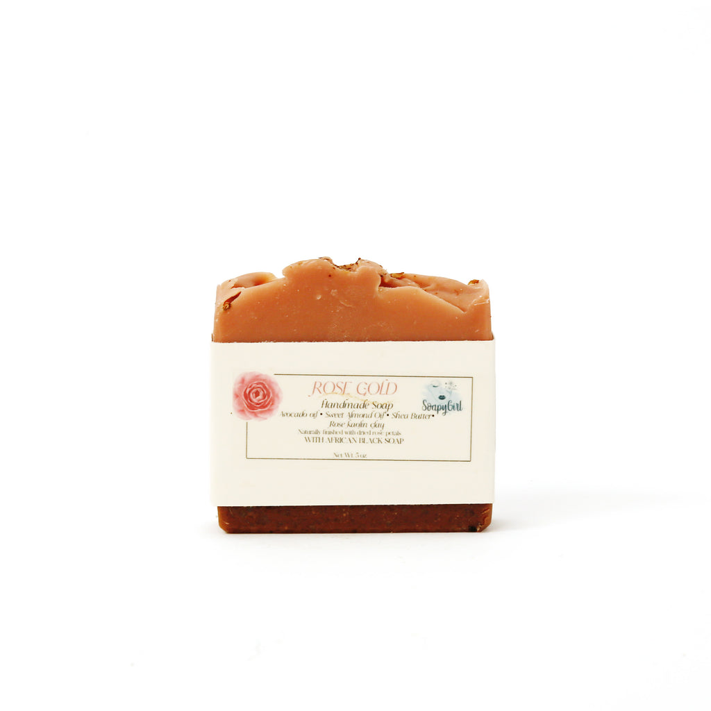 Soapy Girl African Black Soap / Rose Gold