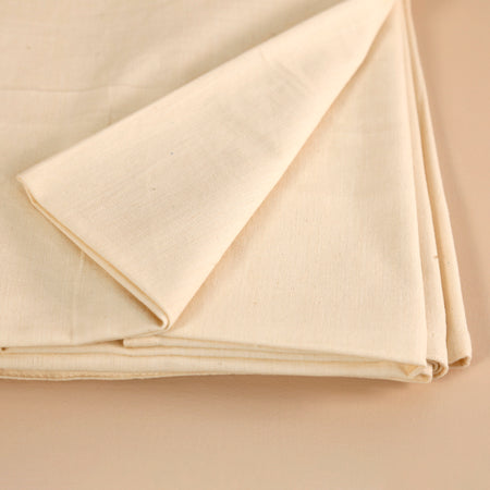 Solid Color Cotton Tablecloths / Ecru