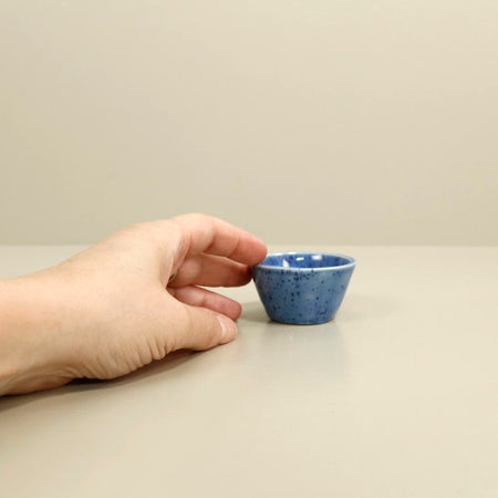 Speckled Sauce Bowl / Blue