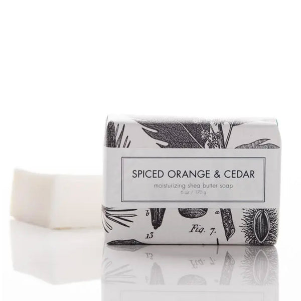 Shea Butter Soap Bar / Spiced Orange & Cedar