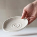 Handmade Ceramic Spoon Rest / Off-White
