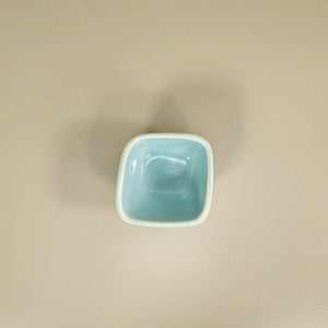 4" Square Bowl / Aqua