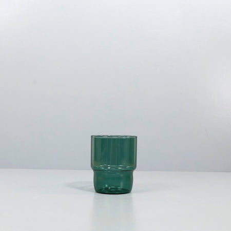 Stacked Water Tumbler / Emerald