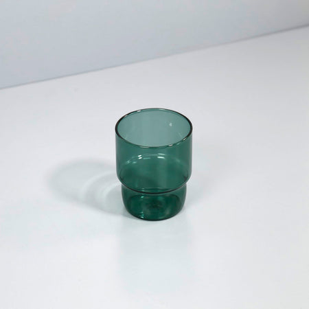 Stacked Water Tumbler / Emerald