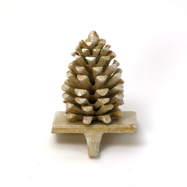 Cast Iron Pinecone Stocking Hook