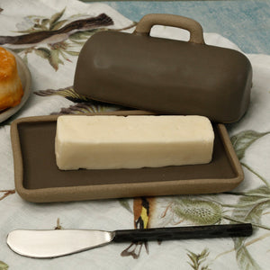 Hand Made Butter Dish / Stone