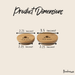 Bamboo Mason Jar Lid / Wide Mouth with Hole