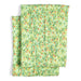 Muslin 2pc Burp Cloth Set / Strawberry Meadow
