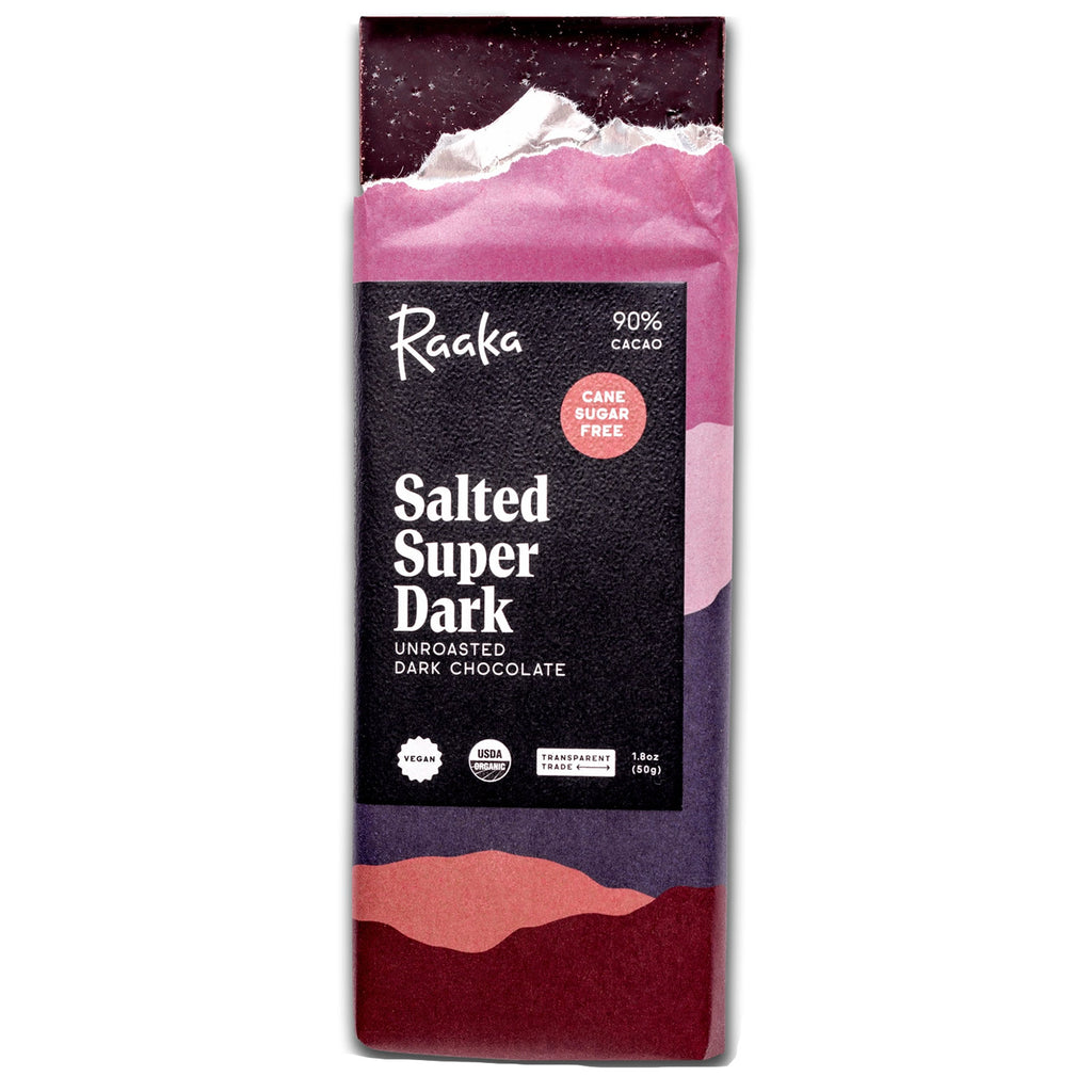 Raaka Chocolate Bar / 90% Salted Super Dark