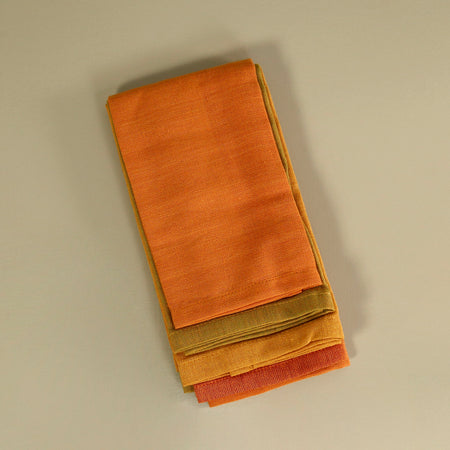 Harvest Assorted Cotton Dinner Napkins 16" / 4pc