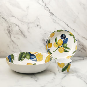 Lemon Orchard Melamine Dip Bowl