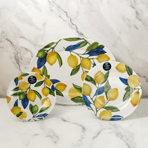 Lemon Orchard Melamine Salad Plate