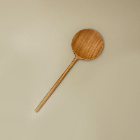 Teak Round Spoon