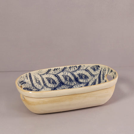 Terrafirma Bread Caddy / Paisley / Cobalt