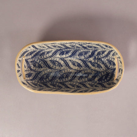 Terrafirma Bread Caddy / Paisley / Cobalt